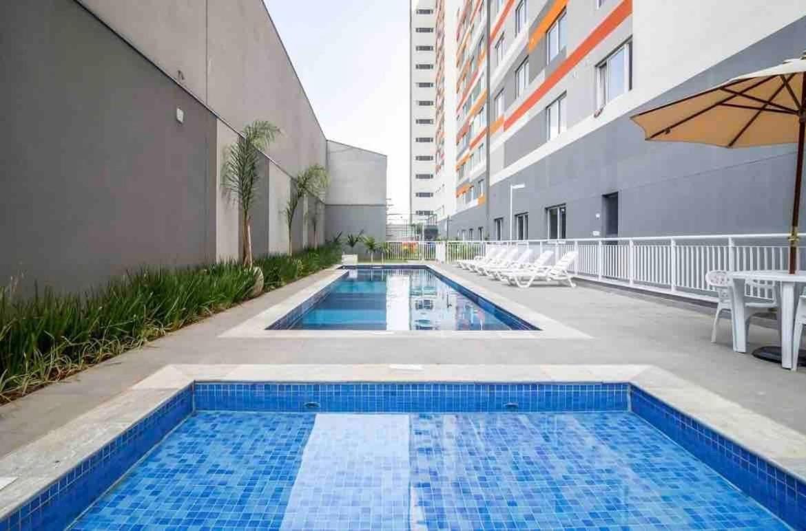 סאו פאולו Mv63 - Studio Lindo Com Piscina Prox Ao Metro Bras מראה חיצוני תמונה